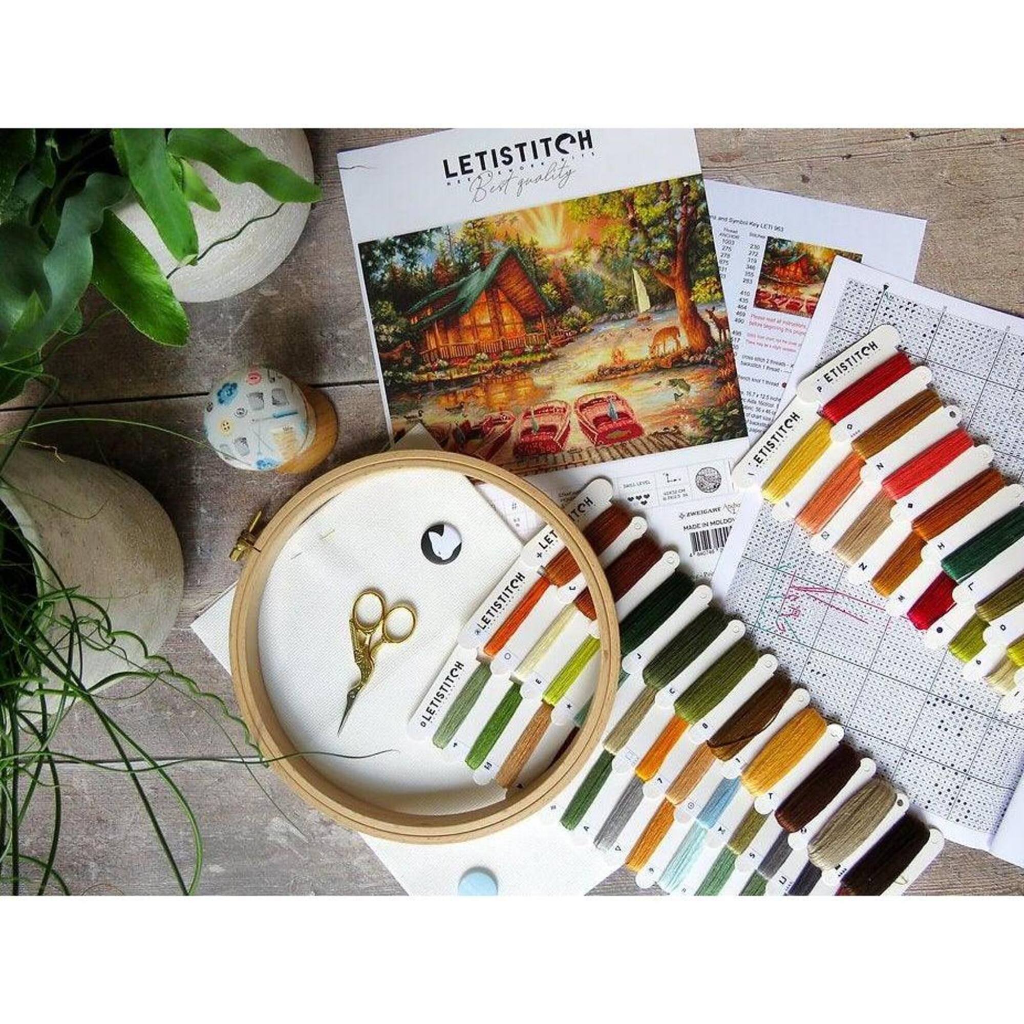 Alisa The Church Near The Pond Cross Stitch Kit